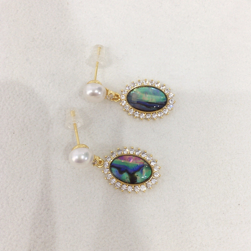 Handmade Natural Freshwater Pearl Earrings.