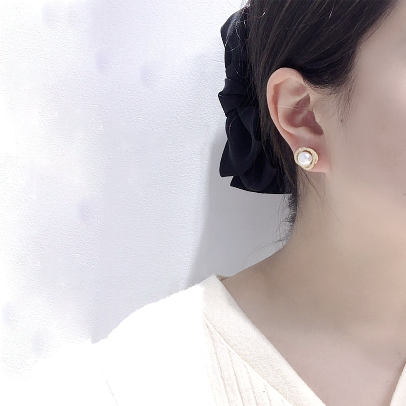 Handmade Natural Freshwater Pearl Earrings