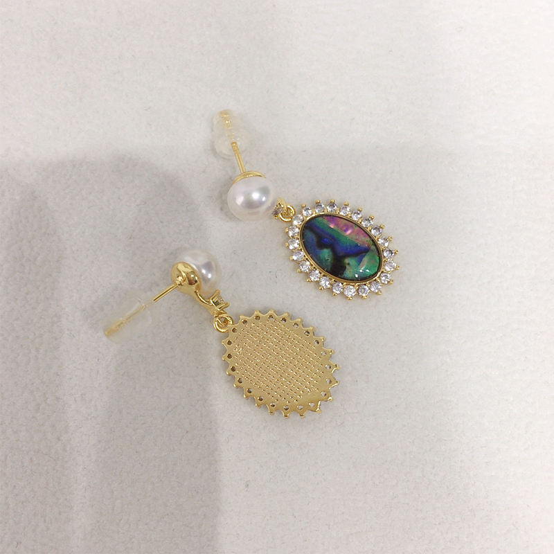 Handmade Natural Freshwater Pearl Earrings.