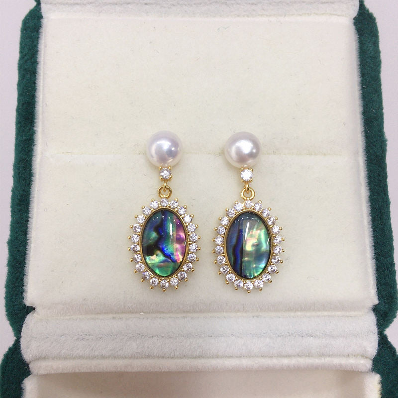 Handmade Natural Freshwater Pearl Earrings.