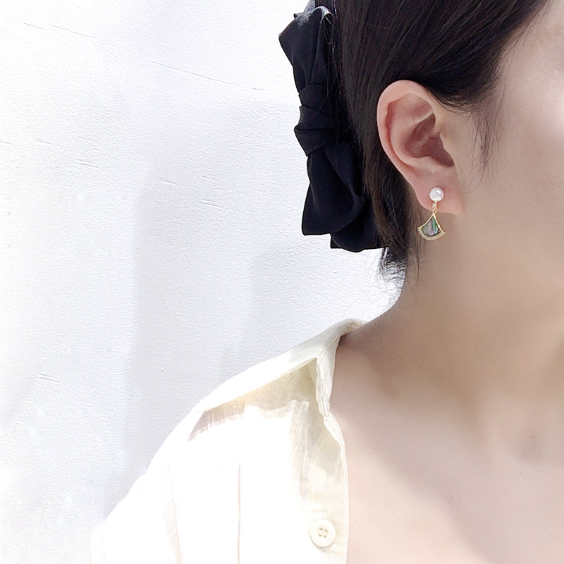 Handmade Natural Freshwater Pearl Earrings.