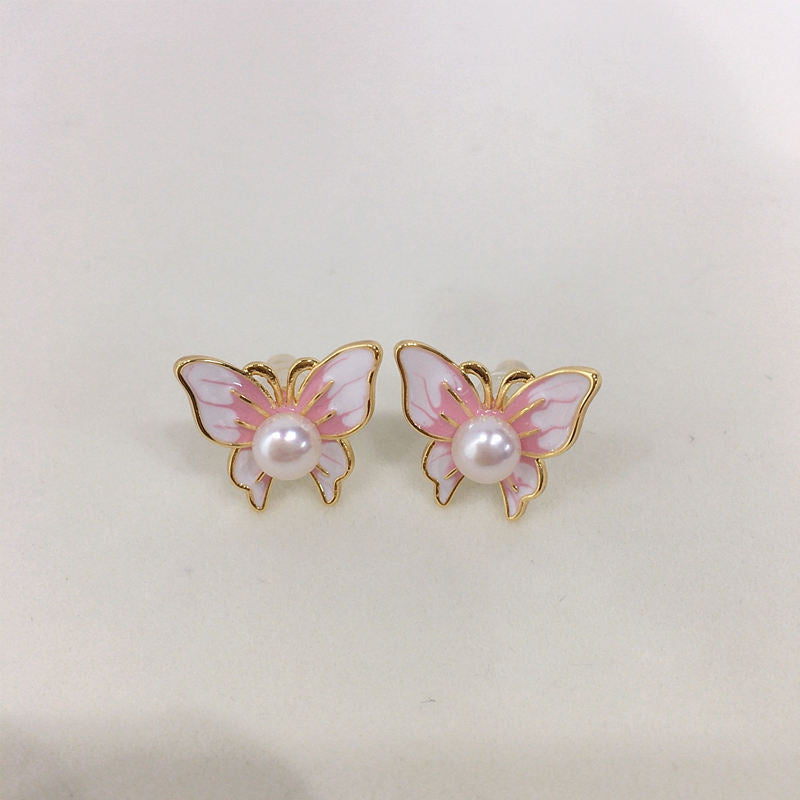 Handmade Natural Freshwater Pearl Earrings.